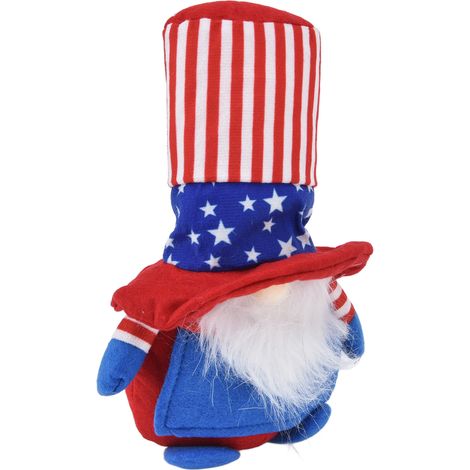 Plüsch-Gnompuppe, gesichtslos, runder hoher Hut, Kindergeschenk, Zwergenpuppen-Ornament für Sofa, Schlafzimmer, Schürze (1/5)