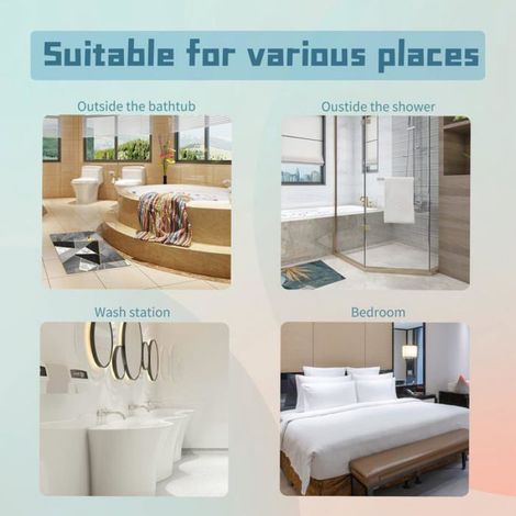 Tapis De Cuisine - 40 X 60 Cm Et 40 X 120 Cm - Antidérapant Absorbant Anti-poussière - Pour Intérieur Cuisine Salle De Bain Entrée - Lot De 2 (1/5)