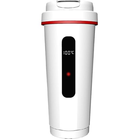 Bollitore elettrico per auto, scaldabagno in acciaio inossidabile, scaldabagno termostatico istantaneo per acqua, caffè, tè, latte, viaggi, picnic, cucina, barca, camion, SUV, dormitorio, aereo, campe