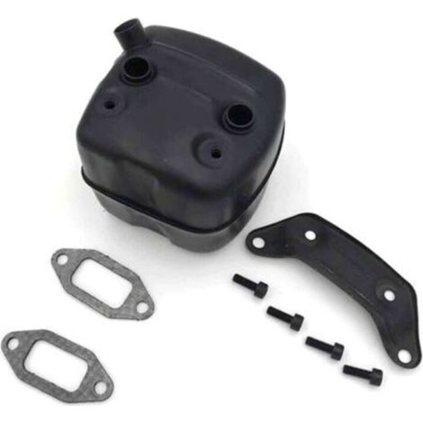 Juego de tubo de escape para Husqvarna serie 371, 372XP, 385, 390XP, silenciador de escape, placa de refrigeración, piezas y accesorios para motosierra (1/4)