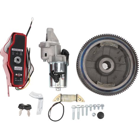 Kit de démarrage électrique, boîtier de commande de volant d'inertie, Conversion pour moteurs stationnaires GX340 11hp GX390 13hp (1/5)