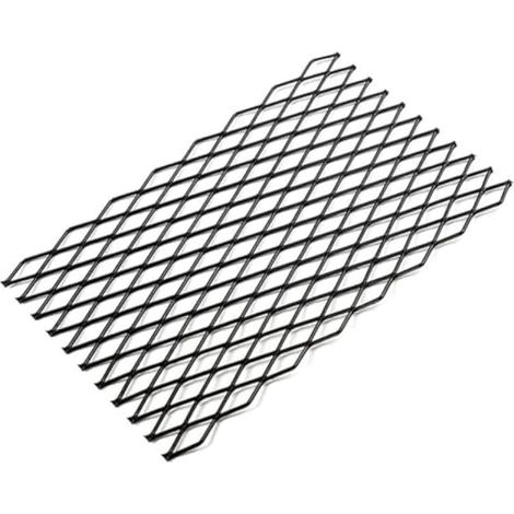Grille de cheminée robuste pour cheminée, feu ouvert, brûleur à bûches, grille à charbon robuste, panier de poêle à bois, acier (24,9 x 40,9 cm) (1/5)