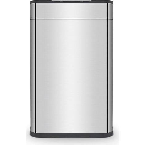 Tower Ozone Sensor Bin, Large 60L, Hands Free Opening, Carbon Filter, Stainless Steel T938023SS (1/5)