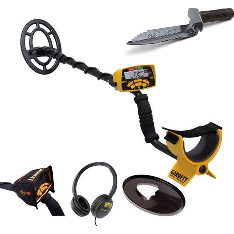 PACK : Détecteur de métaux Garrett ACE 300i + Pelle couteau Edge Digger (1/3)