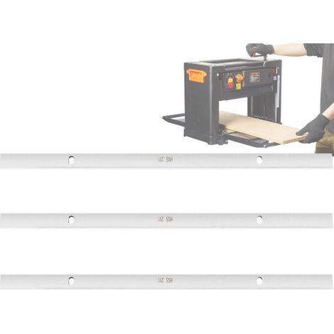 Lames de Raboteuse HSS 33 cm 3PCS Couteaux Rabot d'Épaisseur de (1/5)