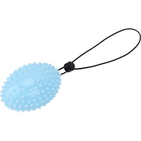 Balle anti-stress creuse pour les mains, idéale pour améliorer la flexibilité du poignet et soulager les crampes. Couleur : bleu. (1/5)