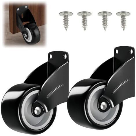 Gate Casters Set of 2, Stabilizer Wheel, Non-Slip, Heavy Duty, for Heavy and Wooden Gates (1/5)
