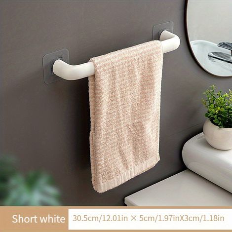 toallero, toallero autoadhesivo, toallero de pared para baño, zapatero, perchero para zapatillas de baño, toallero de baño sin necesidad de taladrar (1/3)