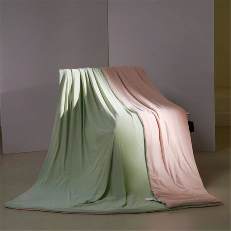 Couette Fraîcheur - Coton 100 % - Taille Twin XL - Pour Chambre À Coucher Été - 1 Pièce (1/3)