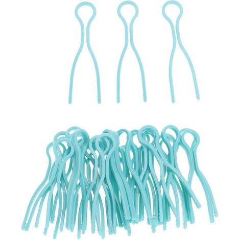 Clip De Canette En Plastique 30 Pièces Pince Fixe Pour Fil Et Bobines Accessoire Couture Réutilisable Maintient La Canette Et Le Fil Ensemble Pour Machine À Coudre Et Broderie (1/5)