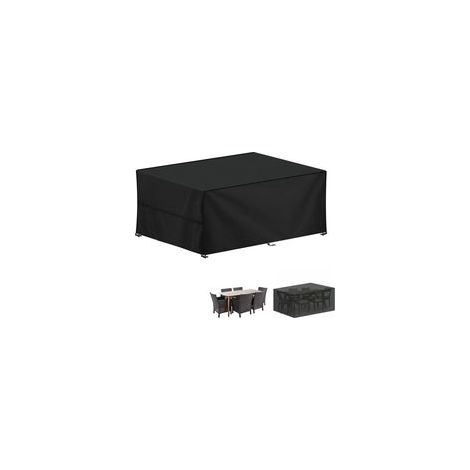 Telo di copertura per mobili da giardino 210x110x75 cm – Oxford 420D impermeabile – Protezione UV – Copertura per tavolo, sedia e divano (1/4)
