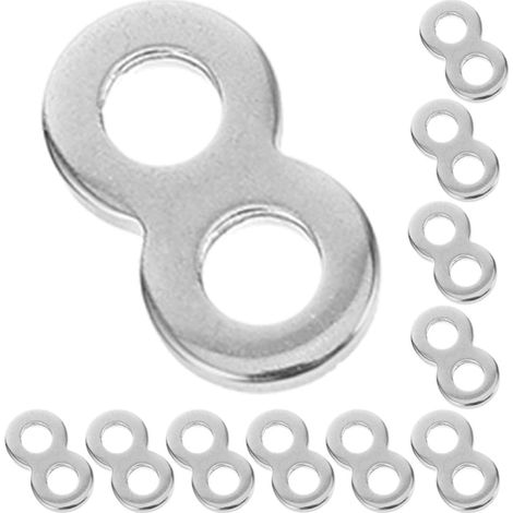 Vis métalliques en acier inoxydable à 8 chiffres, paquet de 50 (1/5)