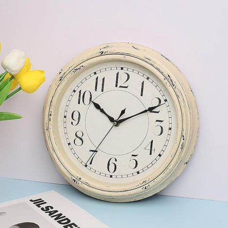 30cm-retro Drop Colour Style Wall Clock Horloge De Salon Horloge Mnagre Montre Murale (1/5)