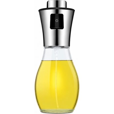 Flacon pulvérisateur rechargeable pour huile et huile d'olive, 200 ml, pour une application contrôlée des assaisonnements en cuisine.-AquaForge (1/5)