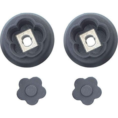 Jeu de 2 guides d'accouplement d'engrenages avec fleurs �� 5 branches pour Monsieur Cuisine Connect Smart MCC MCS