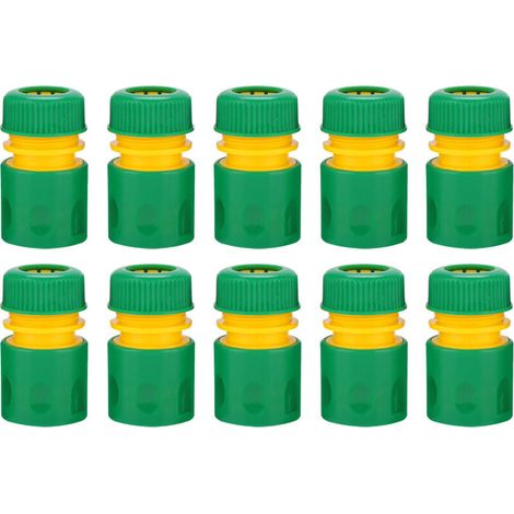 10 Pièces Raccords Rapides 1/2" pour Tuyau d'Arrosage, Système d'Irrigation avec Filetage