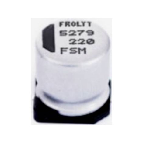 Frolyt E-RS3049 Condensateur électrolytique CMS 4.5 mm 220 µF 25 V 20 % (Ø x L) 8.9 mm x 12 mm 1 pc(s) V182653