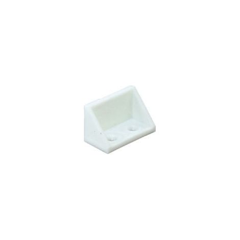 Patte d'assemblage plastique - Dimensions : 50 x 30 x 26 - Décor : Blanc - ITAR