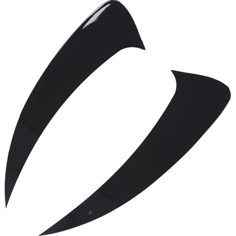 Rembplacement 2 Pièces Spoiler Pare-chocs Arrière Gloss Noir Couvercle Aérateur Bas Cadre Garniture pour Mercedes AMG GT GT50 X290 (1/5)