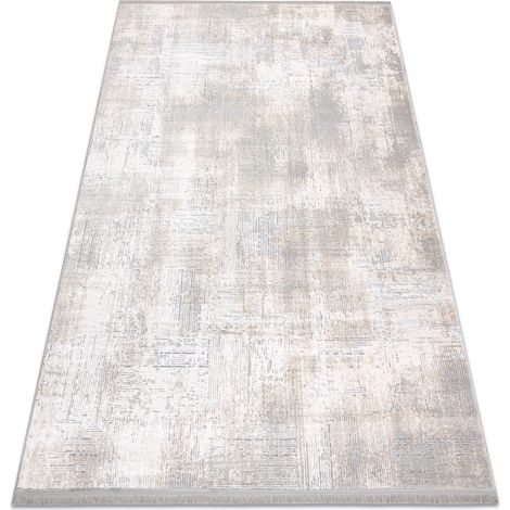 Tappeto TULS strutturale, frange  51231 vintage avorio / grigio beige 120x170 cm