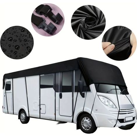 Housse de toit pour camping-car, tissu Oxford 210D, imperméable, antitache et résistant aux UV, convient aux camping-cars (5 m x 3 m) (1/5)
