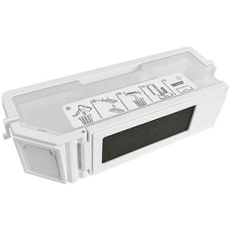 NALOOKAMIC Bac à poussière avec filtre pour aspirateur robot Ecovacs T30 Pro Omni / T30 OMNI - Accessoires pour bac à poussière de rechange (1/4)