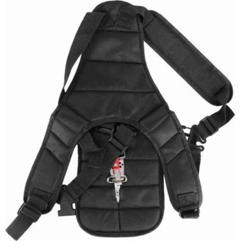 Harnais de Luxe Universel Noir pour Tondeuse à Gazon - Confortable et Résistant - (1/5)