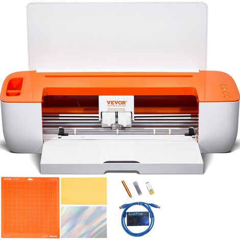 VEVOR Vinyl-Schneidemaschine, DIY-Schneidemaschine mit Bluetooth-Konnektivität, Kompatibel mit iOS, Android, Windows & Mac, Umfangreiche Designs enthalten, Individuelle Karten, Heimdekoration (1/5)