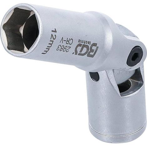 Douille Articulée de Bougie Hexagonale 10 mm (3/8) - Précision et Accessibilité, Acier, Zones Difficiles - D-Work
