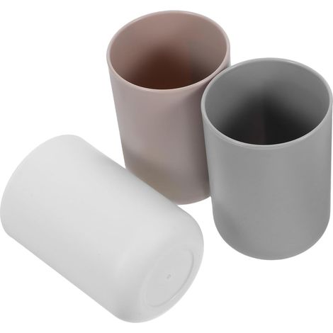 Pieces Reusable Toothbrush and Mouthwash Cups Multipurpose