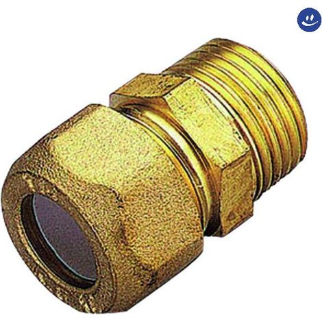 Niples Maschio 3/8" Ø10 1/2" Per Rame Con Ogiva In Teflon