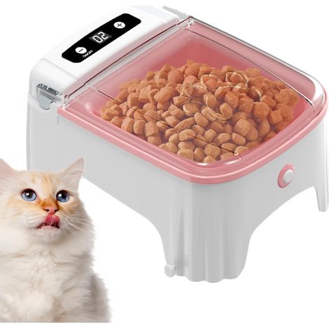 Gamelle automatique pour chiens - distributeur automatique programmé pour animaux, capteur, nourriture pour chats, distributeur de croquettes, gamelle électrique pour animaux de compagnie, pour toutes (1/5)