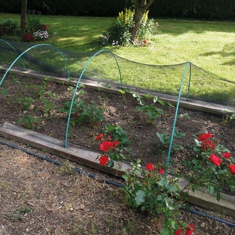 Arco de pvc para invernaderos 2.5 m verde nortene