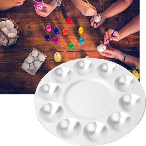 Palette en aluminium pour peinture, aquarelles et fournitures scolaires (02) (1/3)