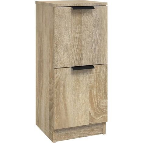 Sideboard Sonoma Oak 30x30x70 cm Engineered Wood vidaXL