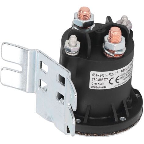 Contacteur DC24V 150A Compatible avec Chariot élévateur TROMBETTA, Contacteur de Pompe à Huile Haute sensibilité Stable, Numéro OE 684 2461 212 17 (1/5)