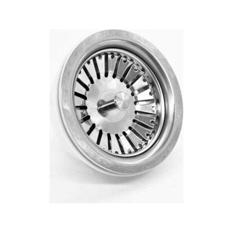 Crépine d'évier de cuisine, bouchon de crépine d'évier en acier inoxydable, remplacement des bouchons de vidange (diamètre: 84 mm)