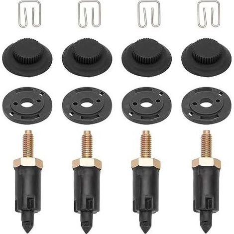 Kit di fissaggio per coperchio motore in 4 pezzi per motori 2.0 HDI di Berlingo, C4, C5, Xantia, Xsara, 206, 306, 307, 406, 607, 806 ed Expert (codice articolo 0137F6 13711) - Clip + Bulloni