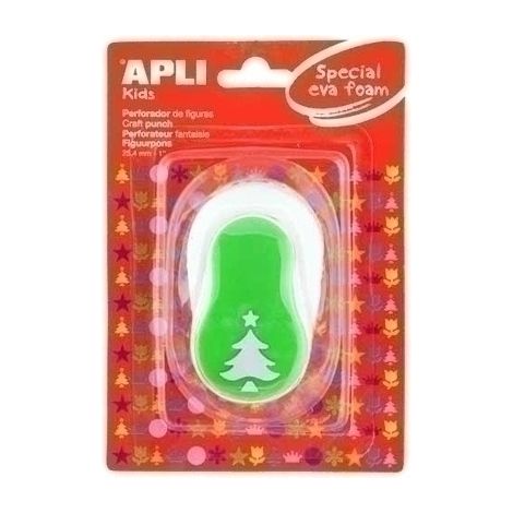 TALADRO GOMA EVA APLI ARBOL VERDE
