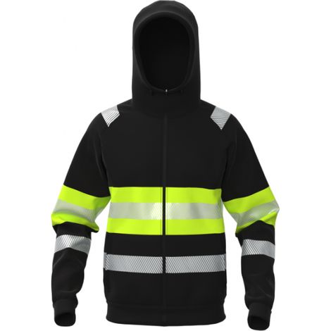 Sweat-shirt haute visibilité BoSafety fenix plus classe 1, taille 4XL (1/4)