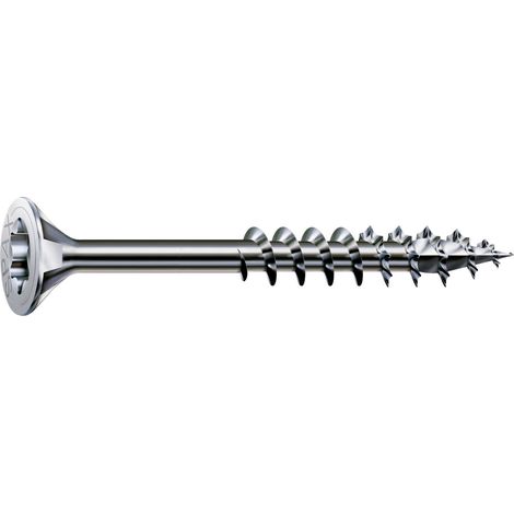 SPAX Universalschraube, 4 x 60 mm, 300 Stück, Teilgewinde, Senkkopf, T-STAR plus T20, 4CUT, WIROX - 4191010400609 (1/3)