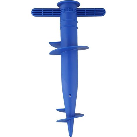 base regolabile per ombrellone da spiaggia, terrazzo, sabbia, supporto per ombrellone da spiaggia, supporto per ombrellone da esterno (blu) (1/5)