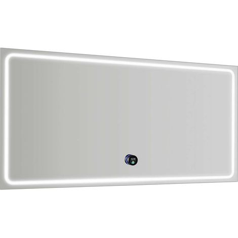 Sapho Gemini - Spiegel mit LED-Beleuchtung und Beheizung, 120x60 cm, Berührungssensor GM120K (1/5)