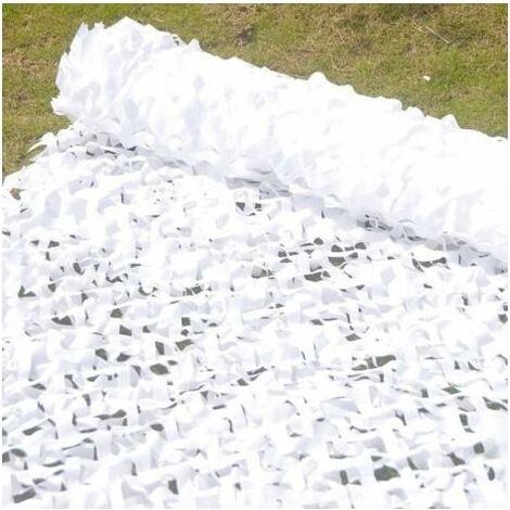 Filet de Protection Solaire pour Jardin, Filet de Camouflage Filet d'ombrage Auvent du de Bâche de Tente D'isolation pour la Serre Cachée Jardin, Couche Double, Blanc, 3x5m RWVoile d (1/5)
