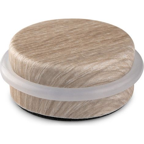 BUTÉE DE PORTE ADHÉSIVE PLASTIQUE-MÉTAL FRÊNE CALCAIRE - 100X40X120 (1/5)