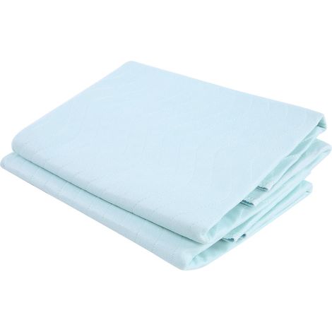2 alèses lavables imperméables réutilisables pour enfants adultes, protection anti-fuites, coussin d'incontinence 60x90cm (1/5)