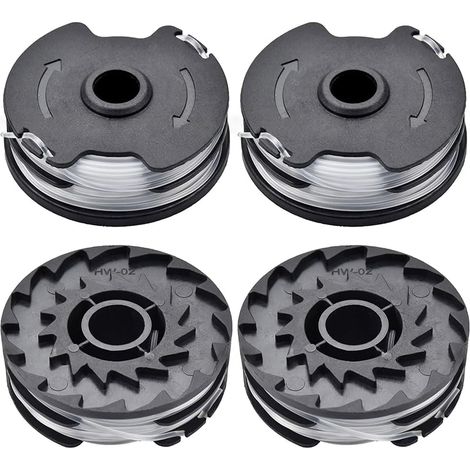 4pcs Bobine Fil Coupe Bordure Parkside, Compatible Avec PRTA 20-Li B2/C3, PRT 300/550 A1/A3, IAN351753 TLP-01, Pièce Détachée Débroussailleuse, 1,6mm Pour Parkside (Lidl) Outils (4 Bobines) (1/5)