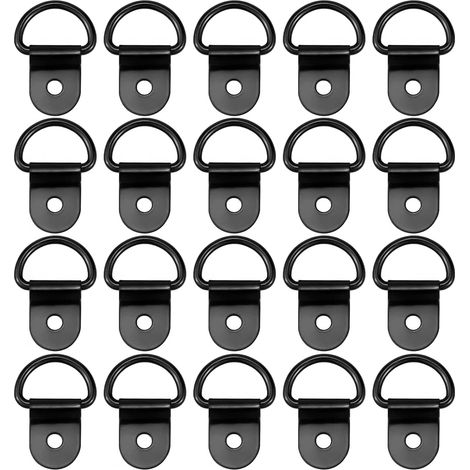 20 D-Ring-Befestigungspunkte, Edelstahl, Sonnensegelbefestigung, Anhänger/Transporter (1/5)