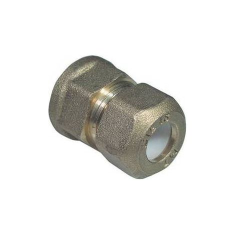 RACCORD FEMELLE BICÔNE POUR CUIVRE AVEC OGIVE EN TÉFLON TIEMME Dimensions : 1/2 x 12R