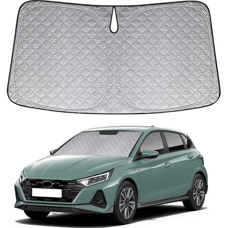 Folding Front Windshield Anti-UV Sunshade Replacement for i20 2020-2024, Car Sun Visor for Indoor Foldable Cover, UV Reflective Dust Protection (1/5)